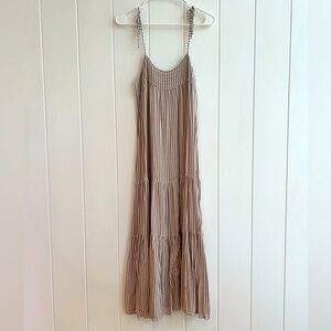 Auguste the Label Tan Stripe Dress